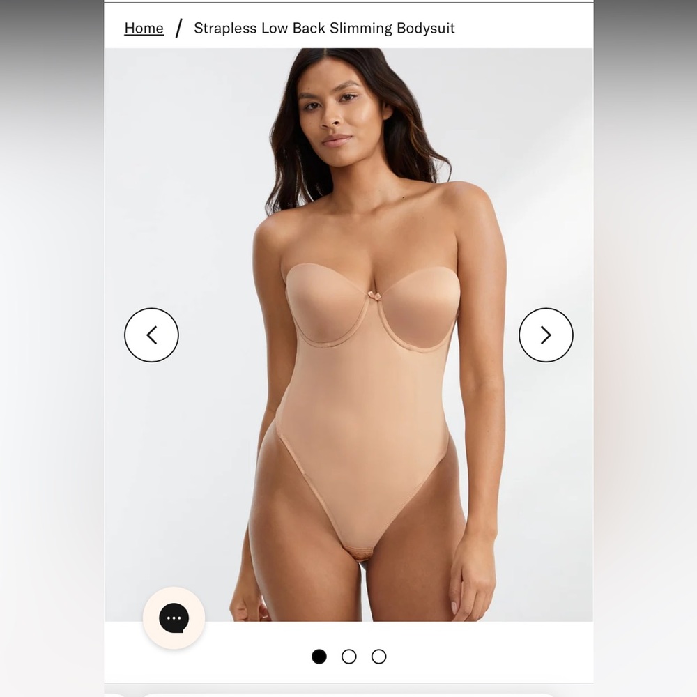 Va Bien Strapless Low Back Slimming Bodysuit